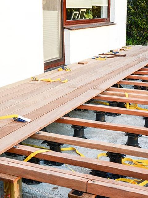 Aménagement extérieur terrasse en bois 